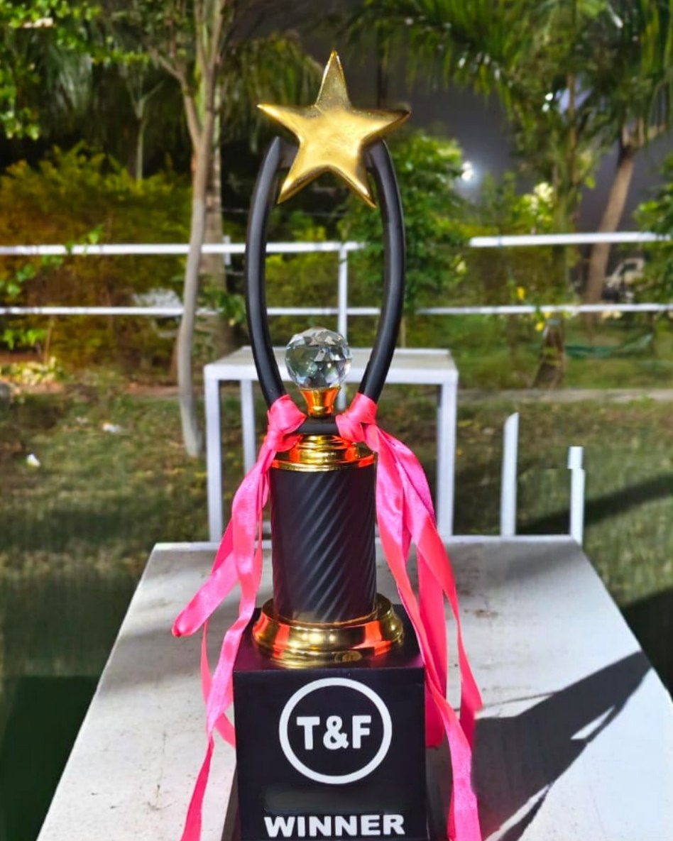 T&F Sports Club winner trophy